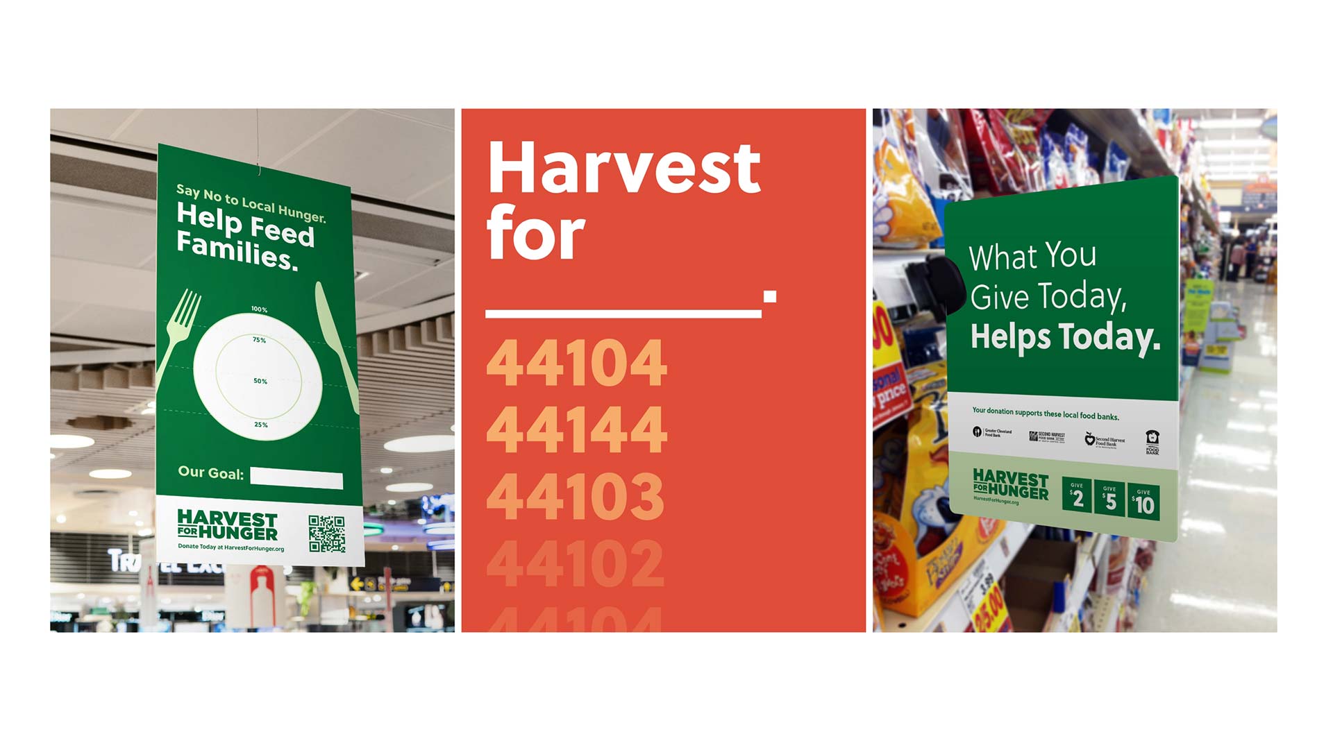 harvest for hunger zip code marketing campaign