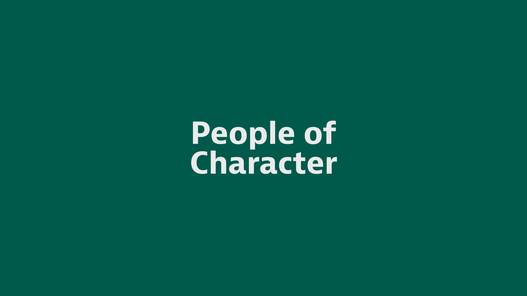 Messiah Lutheran School - People of Character gif