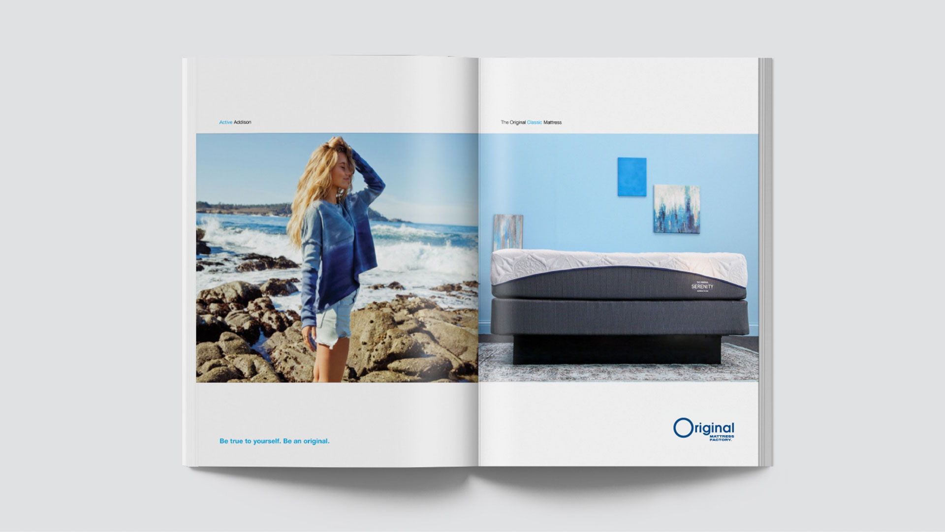 two page print ad