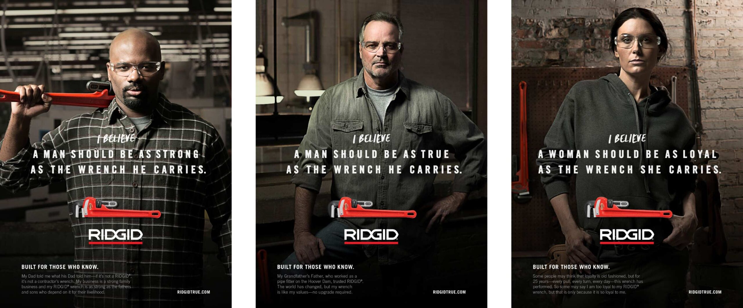 three poster designs
