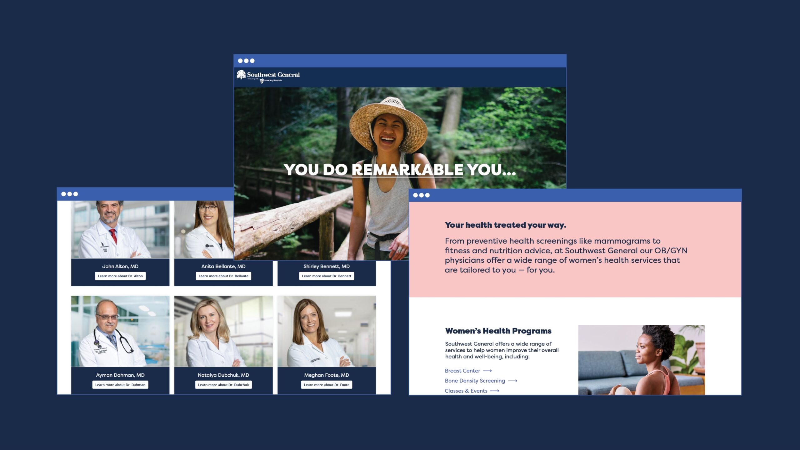 SWG Womens Landing Page