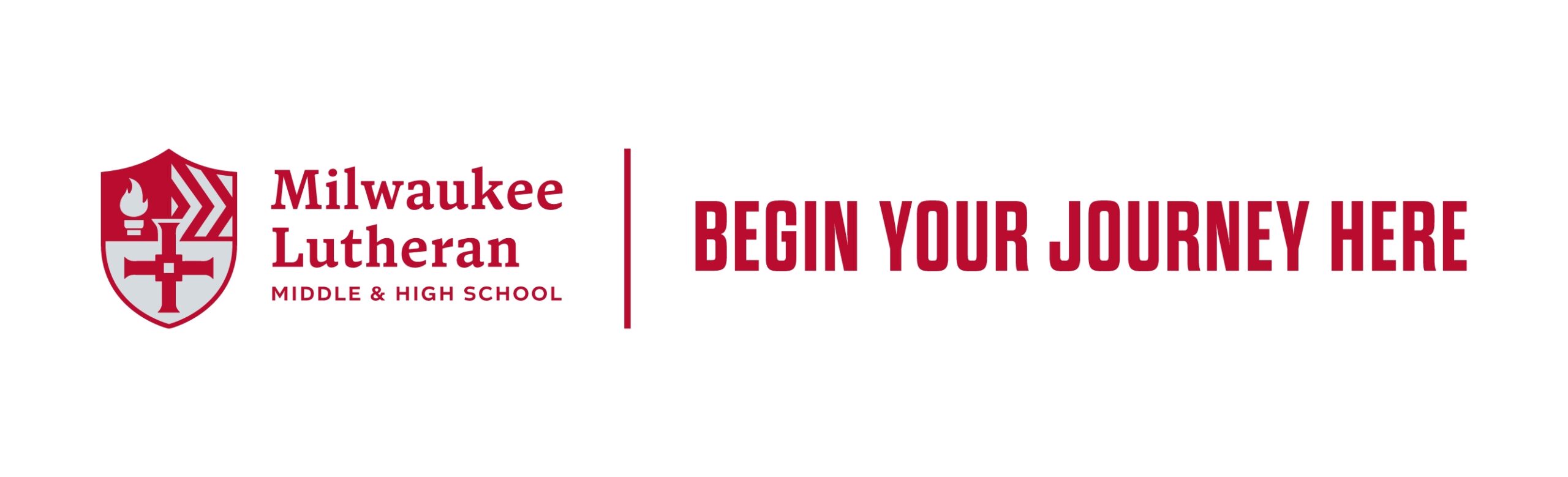 Milwaukee Lutheran Logo + Text Lockup
