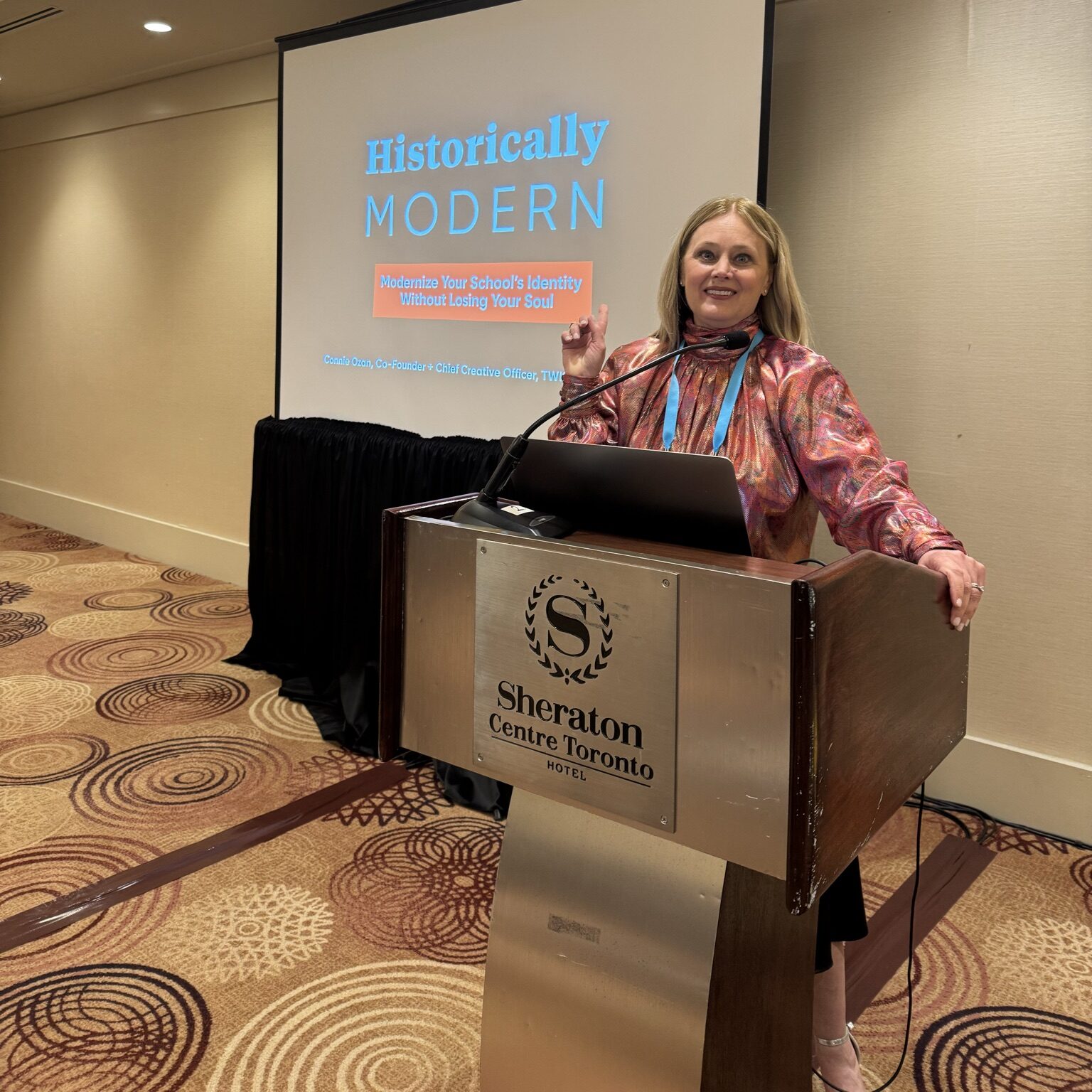 Connie at ICGS Conference